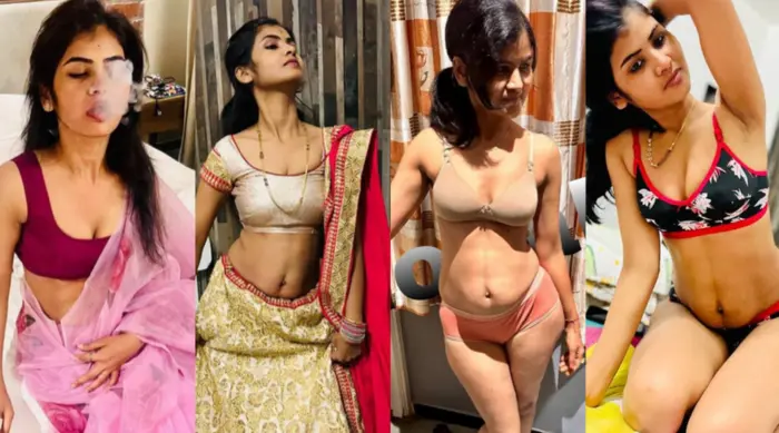 Indian Beautiful Sexy HouseWife Smoking Riding Hot Video